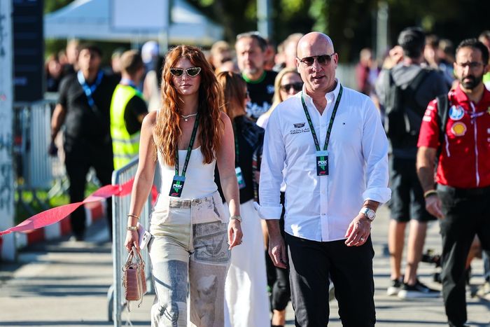 Cadillac Formula One Team CEO Dan Towriss and his wife Cassidy
