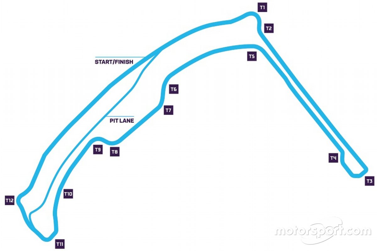 Monaco Formula E pist haritası