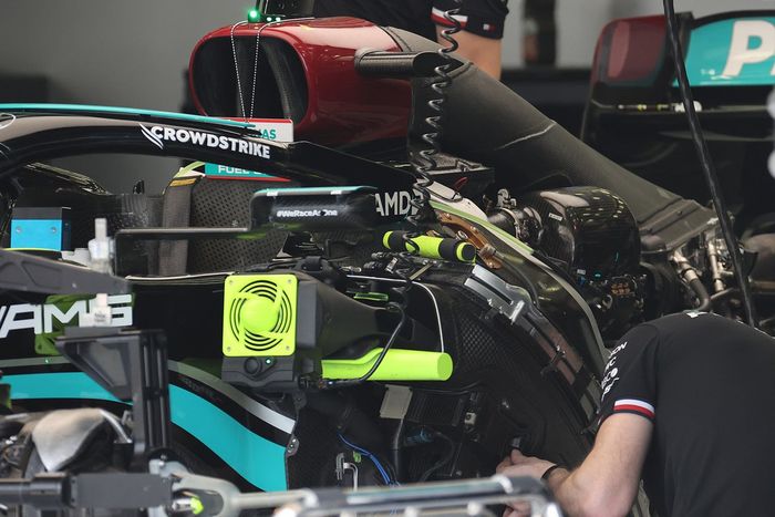 Detalles del Mercedes W12