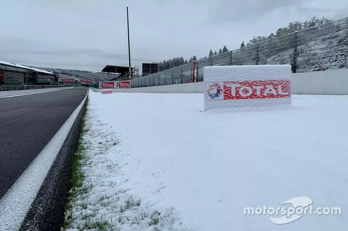 Nieve en Spa-Francorchamps