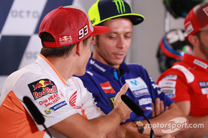 Валентино Россі, Yamaha Factory Racing, Марк Маркес, Repsol Honda Team
