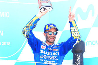 Podium : Andrea Iannone, Team Suzuki MotoGP, troisième