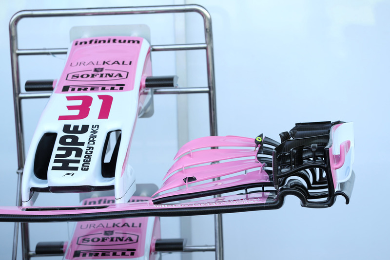 Alerón delantero del Racing Point Force India VJM11