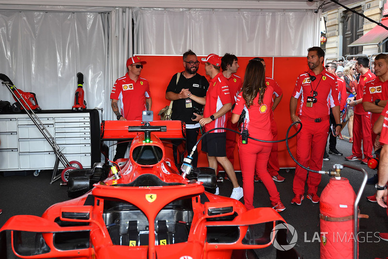 Sebastian Vettel, Ferrari y Kimi Raikkonen, Ferrari
