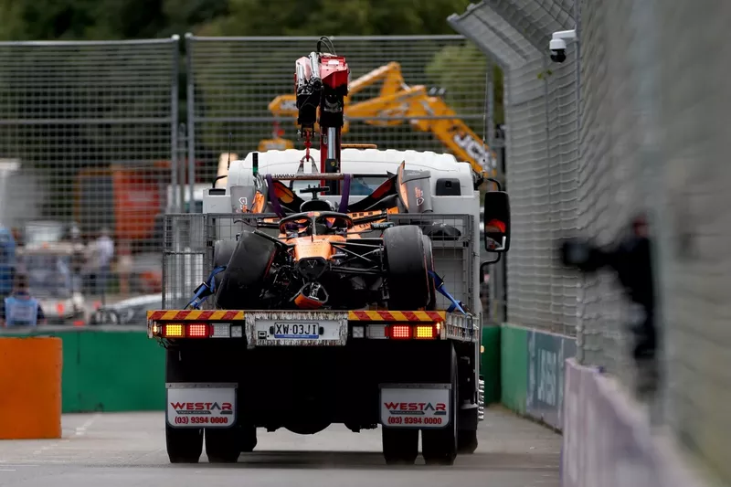 Auto van Oscar Piastri, McLaren