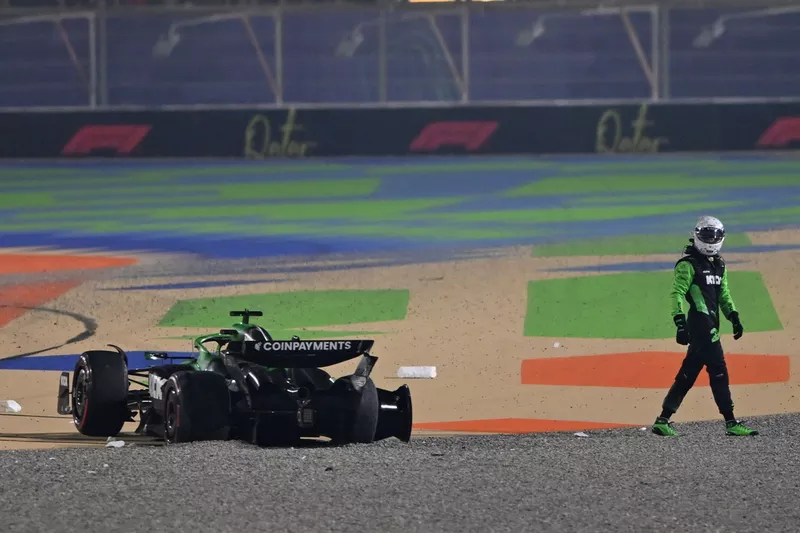 Nico Hulkenberg, accident de Sauber