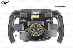 Ferrari SF70H: Lenkrad von Kimi Räikkönen