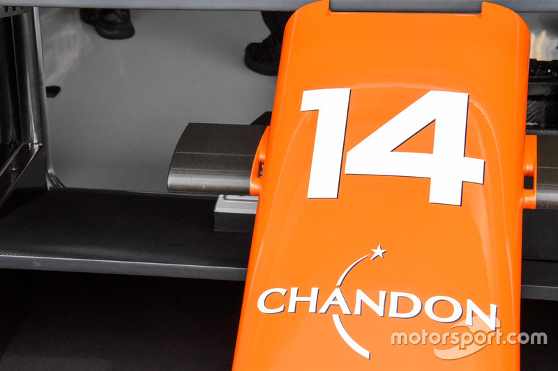 McLaren MCL32, burun detayı