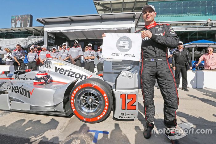 Ganador de la pole Will Power, Team Penske Chevrolet