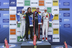 Podium: 1. Joel Eriksson, Motopark Dallara F317 - Volkswagen; 2. Lando Norris, Carlin Dallara F317 -