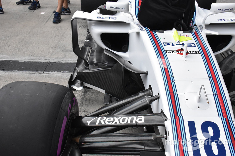 Williams FW40 sidepod detay