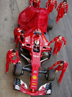 Defekt: Sebastian Vettel, Ferrari SF70H