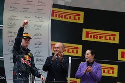 Podium: derde Daniil Kvyat, Red Bull Racing