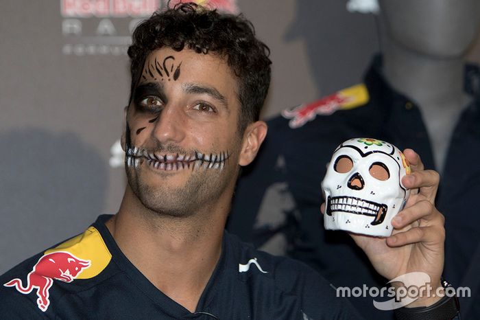 Daniel Ricciardo, Red Bull Racing personificado de calavera