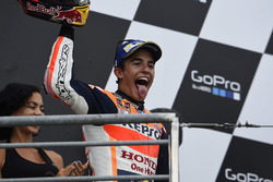 Podio: il vincitore Marc Marquez, Repsol Honda Team