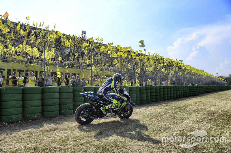 Deuxième place pour Valentino Rossi, Yamaha Factory Racing