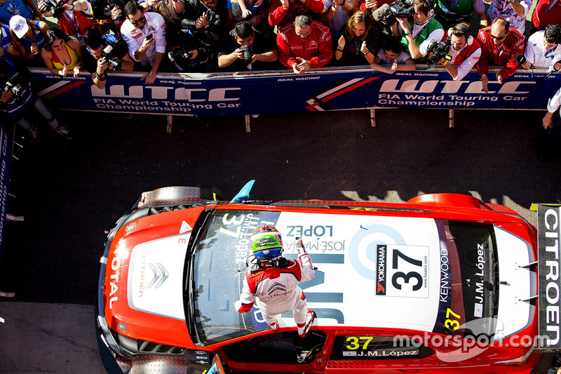 Ganador de la carrera José María López, Citroën World Touring Car Team, Citroën C-Elysée WTCC