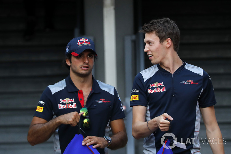 Carlos Sainz Jr., Scuderia Toro Rosso y Daniil Kvyat, Scuderia Toro Rosso