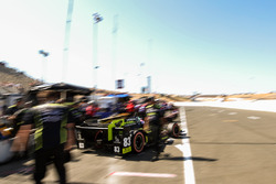 Charlie Kimball, Chip Ganassi Racing Honda sort des stands