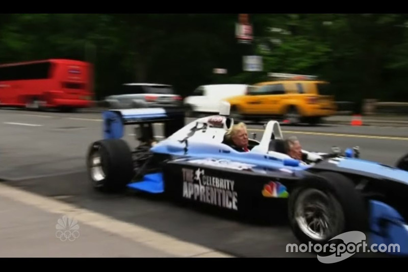 Mario Andretti con Donald Trump