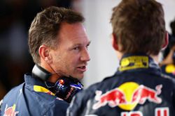 Max Verstappen, Red Bull Racing con Christian Horner, director del equipo Red Bull Racing