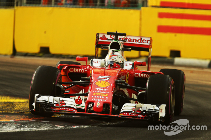 22º: Sebastian Vettel, Ferrari SF16-H (15 posiciones de penalización)