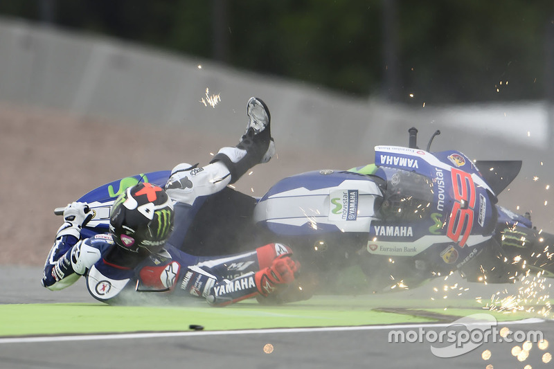 Jorge Lorenzo, Yamaha Factory Racing accidente