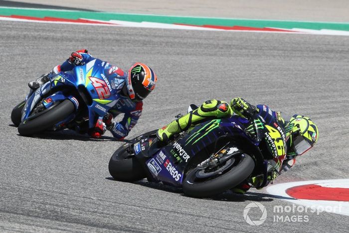 Valentino Rossi, Yamaha Factory Racing, Alex Rins, Team Suzuki MotoGP