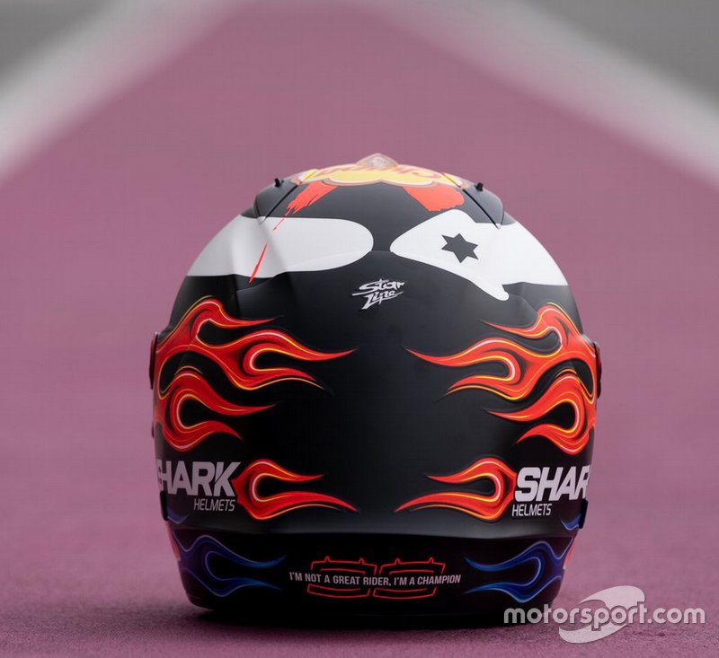 Jorge Lorenzo, Repsol Honda, nuevo casco 2019