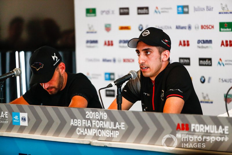 Sébastien Buemi, Nissan e.Dams in the press conference