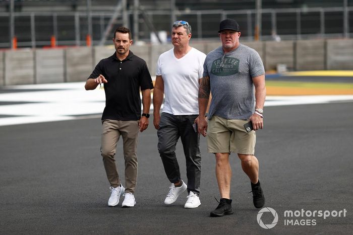 Mark Blundell con Paul Tracy 