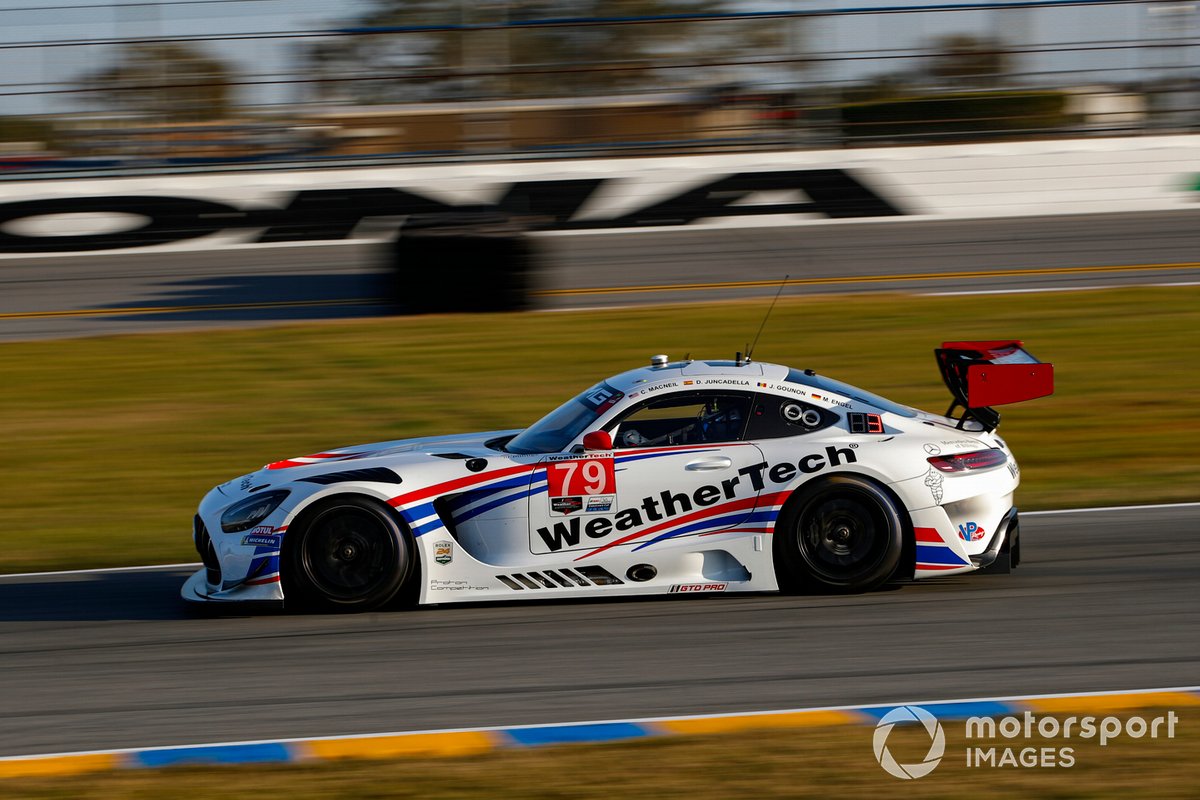 #79 WeatherTech Racing Mercedes AMG GT3: Cooper MacNeil, Daniel Juncadella, Jules Gounon, Maro Engel