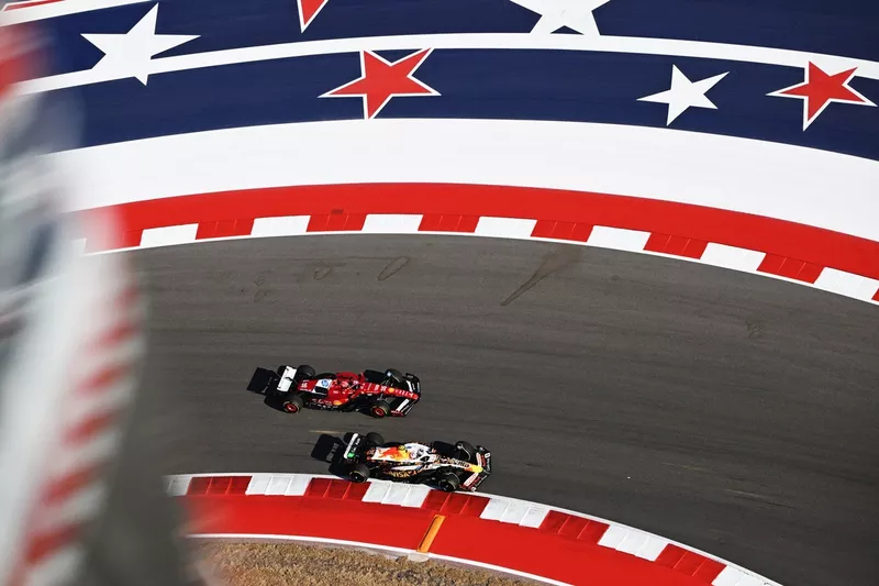 Charles Leclerc, Ferrari, Liam Lawson, Racing Bulls Team