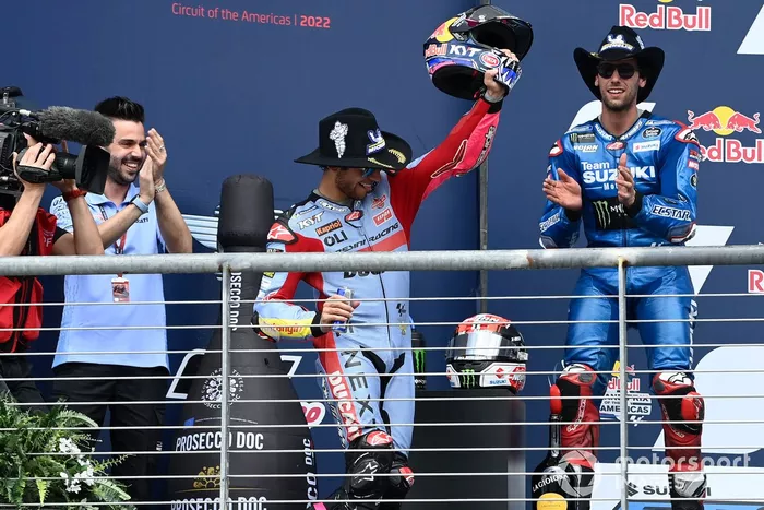 Podio: ganador Enea Bastianini, Gresini Racing