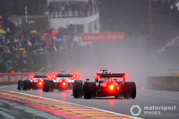 Mick Schumacher, Haas VF-21, Nikita Mazepin, Haas VF-21, Lance Stroll, Aston Martin AMR21