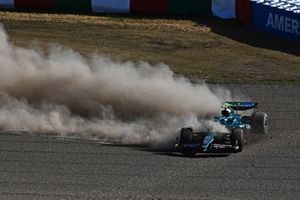 Fernando Alonso, Aston Martin Racing crash