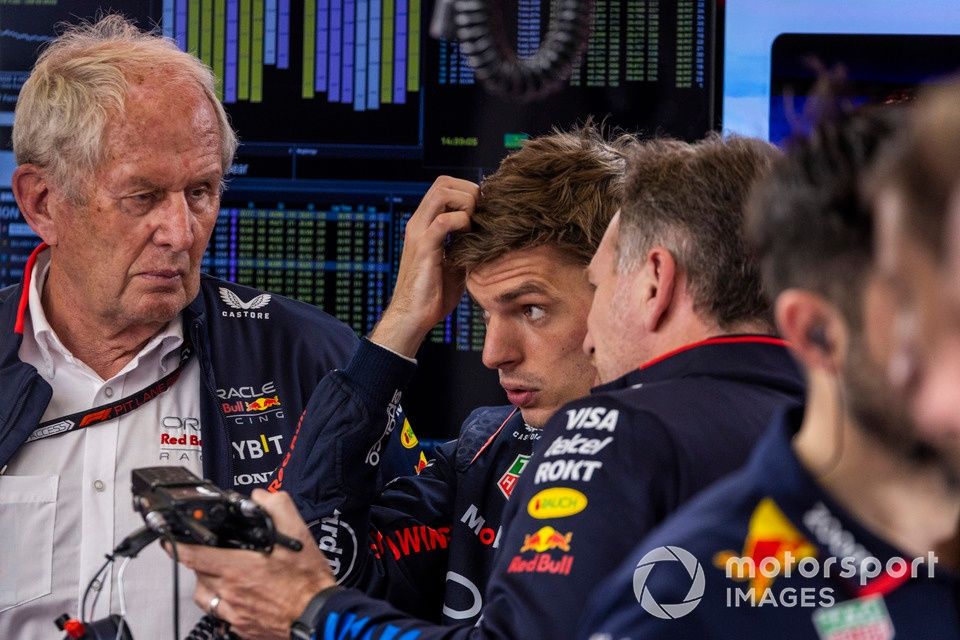 Helmut Marko, konsultant, Red Bull Racing, Max Verstappen, Red Bull Racing, Christian Horner, dyrektor zespołu, Red Bull Racing