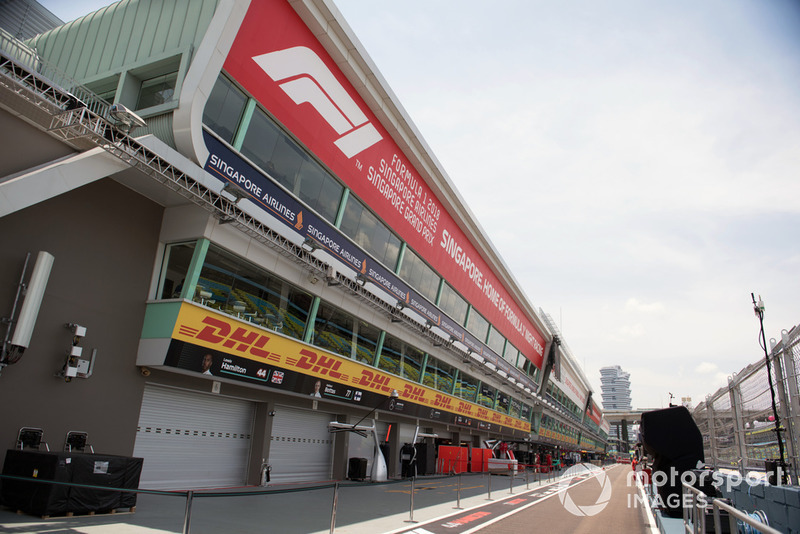 Pit lane