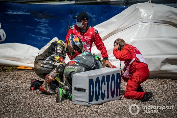 Franco Morbidelli, Petronas Yamaha SRT crash