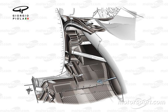 Difusor da Haas F1 VF-20