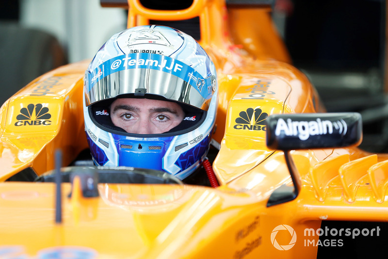 Jimmie Johnson dans la McLaren