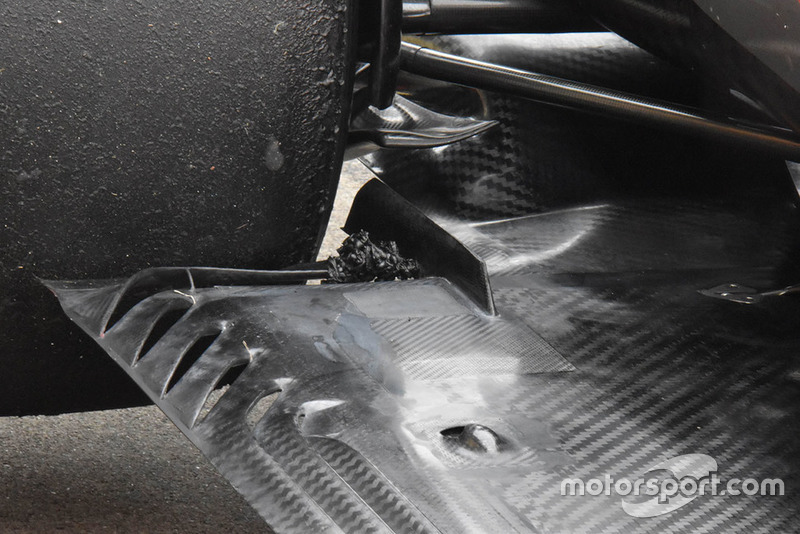 Ferrari SF71H floor detail