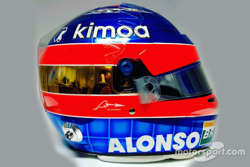 Fernando Alonso'nun kask tasarımı, McLaren