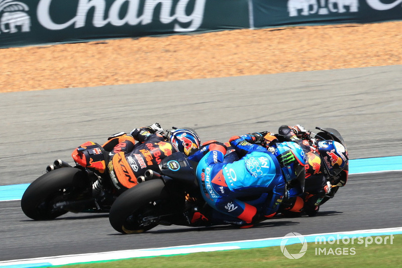 Bagnaia Miguel Oliveira, Red Bull KTM Ajo Brad Binder, Red Bull KTM Ajo