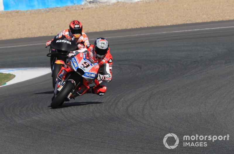 Danilo Petrucci (Ducati Team) et Marc Márquez (Repsol Honda Team)