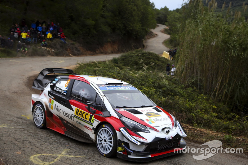 Отт Тянак и Мартин Ярвеоя, Toyota Yaris WRC