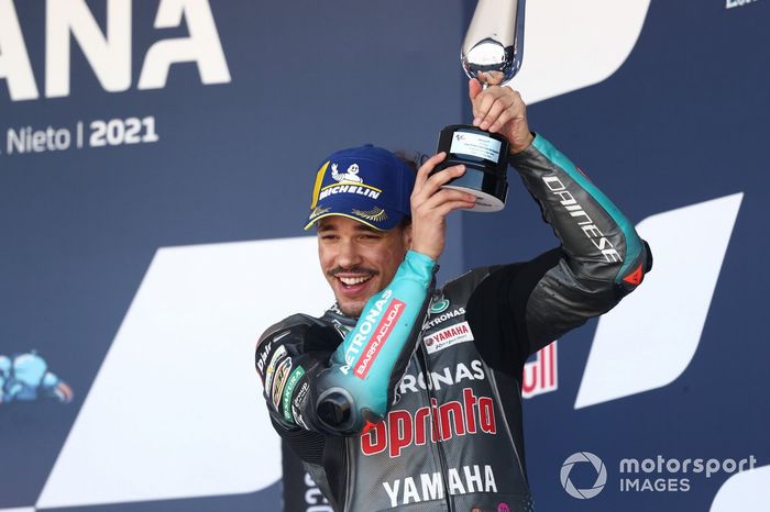 Podio: tercer lugar Franco Morbidelli, Petronas Yamaha SRT