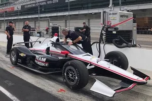 Will Power, Team Penske Chevrolet with aeroscreen
