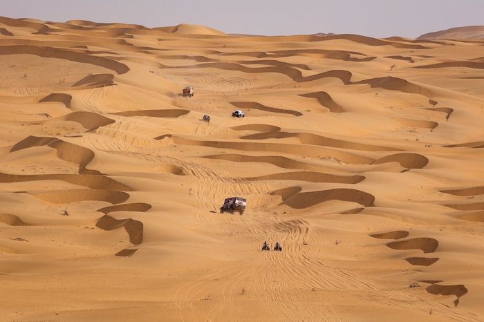 Ambiente de la etapa 2 del Dakar 2021