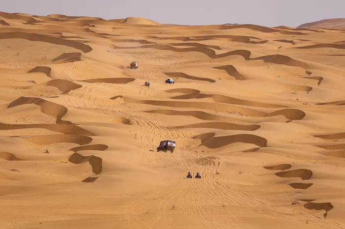Ambiente de la etapa 2 del Dakar 2021